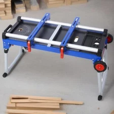 5-in-1 Portable Workbench,Folding Work Table w/Detachable Miter Saw Stand & Legs