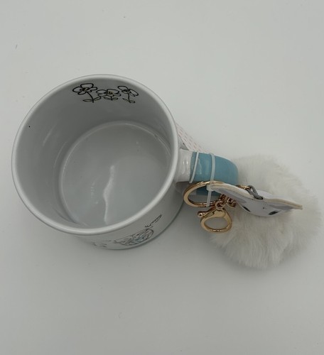 Prima Design Easter Rabbit Coffee Tea Large Mug Cup With Bunny Keychain NWT - Picture 5 of 6