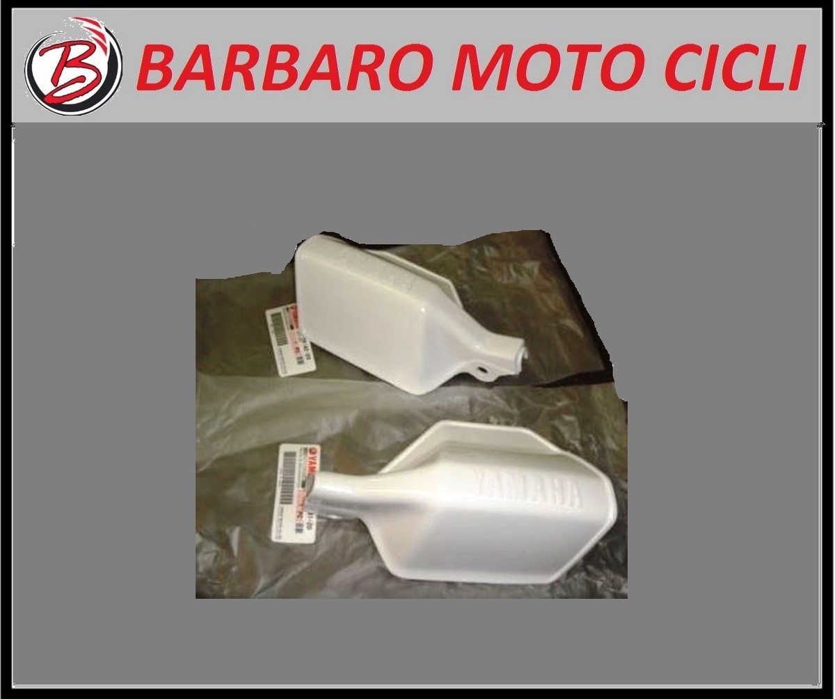 2 Original White Handguards Yamaha XT TT 350 600 3TB 2KF SUPER