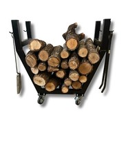 Porta Legna da Interno con Ruote Organizzatore per il tuo Camino molto Capiente