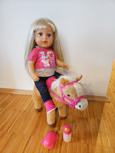 💕 💕Zapf Creation 820704 Baby Born - Interactive Puppe - Schwester und Pferd