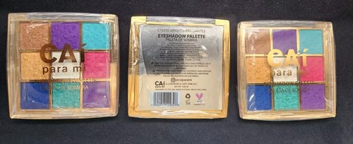 Paleta de sombras de ojos 3 compactas CAi 9 brillos - Imagen 3 de 3