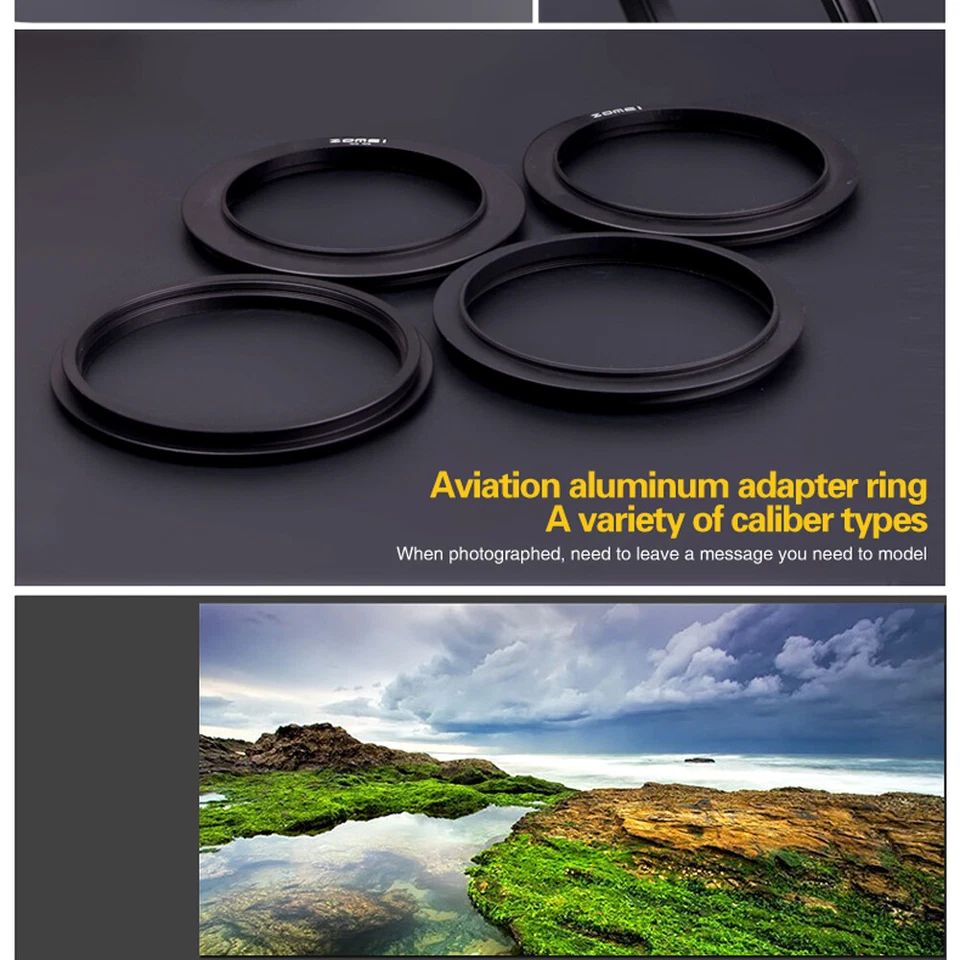 Metal Step Up Filter  Lens Adapter Ring from 67 to 82mm Filter Thread Cokin Z - Image 4 of 4