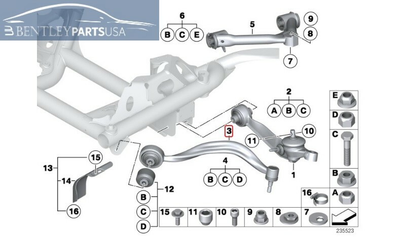 Rolls Royce Phantom Upper Control Arms Set - Aftermarket
