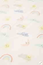 NEW Anthropologie Meri Meri Sunshine Rainbow Crib Sheet Z457-8