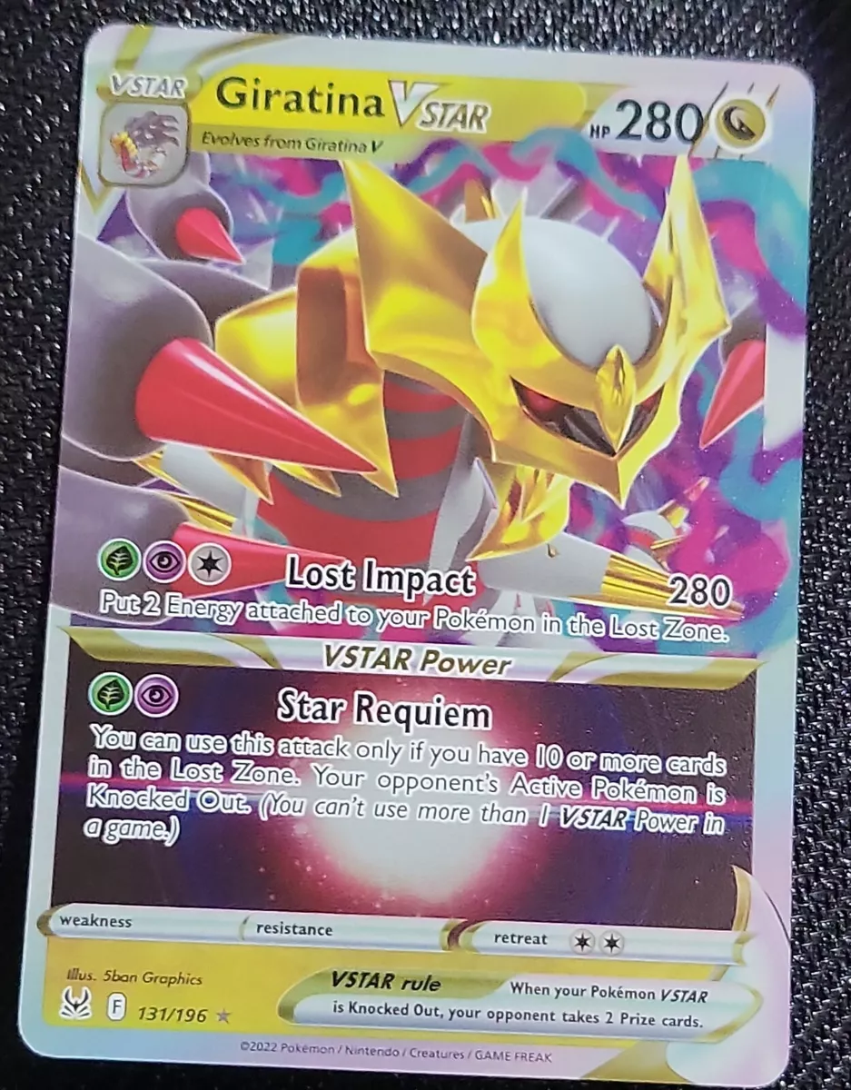 Pokemon - Giratina Vstar - 131/196 - Ultra Rare Card Lost Origin