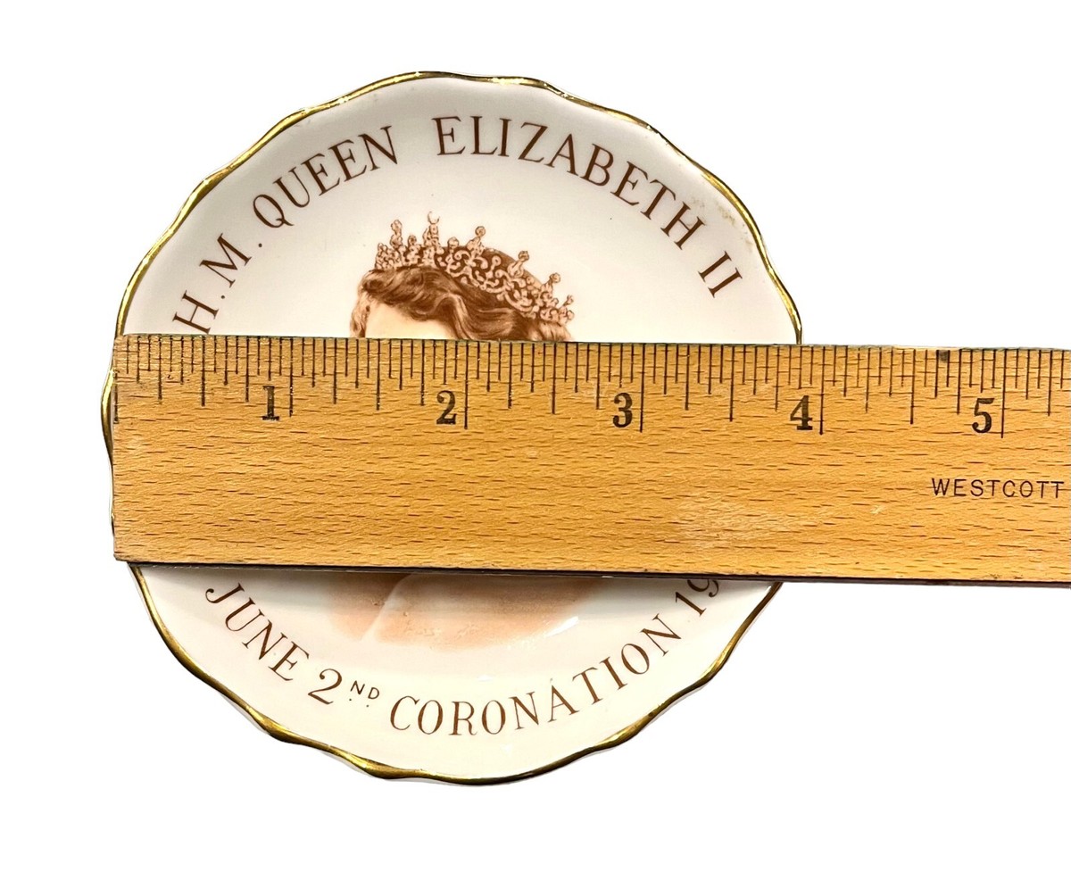 エリザベス二世 アンティーク コロネーション プレート 1953 エリザベス二世 アンティーク コロネーション プレート 1953