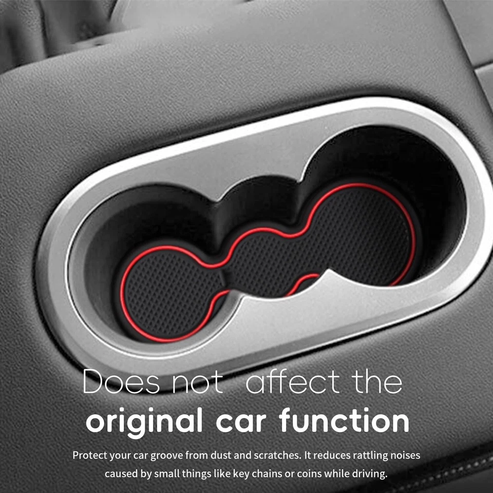 Alfombrillas protectoras Auovo para accesorio Volkswagen Jetta 2019-2024 portavasos inserto Foto 3 de 4