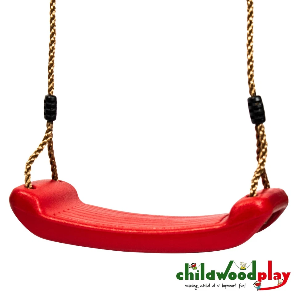 Kids Garden Swing Seat Outdoor  Heavy Duty Plastic with Adjustable Rope - Image 2 of 4