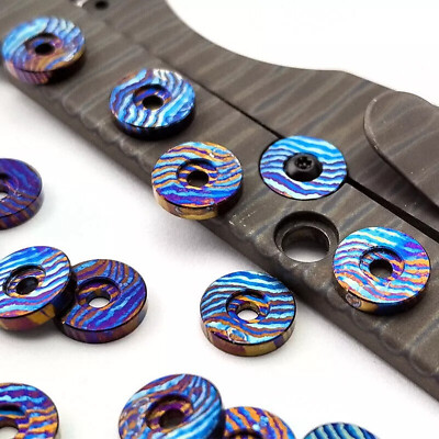 1 PCS Titanium Alloy Pushing Disc for Strider SNG/SMF Emerson CQC ZT Hinder XM18