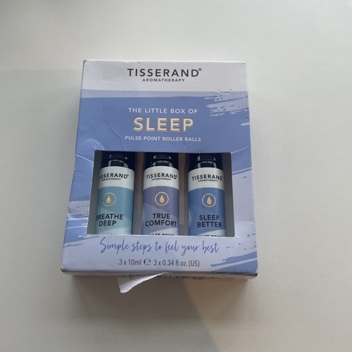 Tisserand The little Box Of Sleep Pulse Point Roller Balls 3 X 10ml DAMAGED BOX - Picture 2 of 2