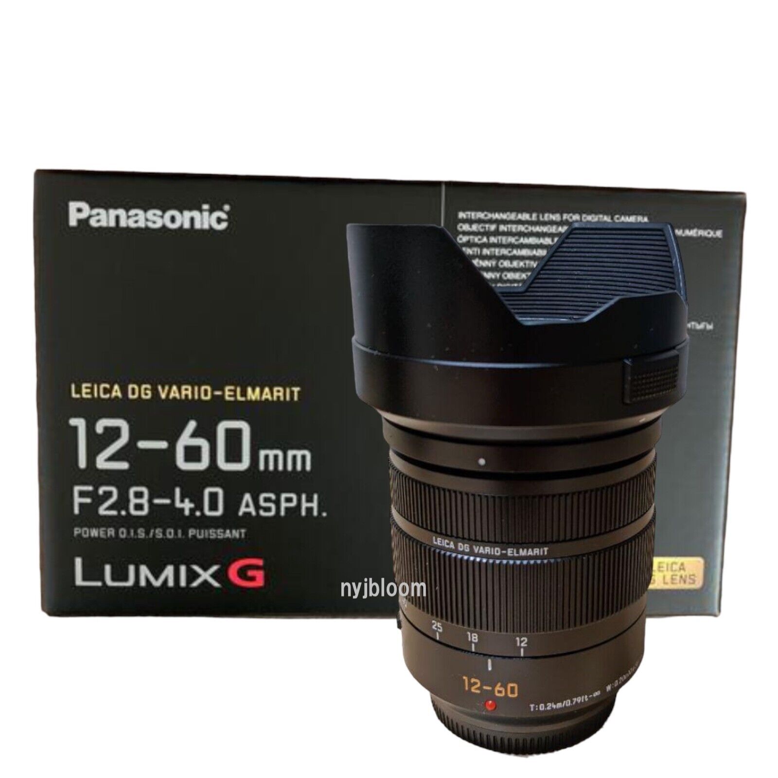 New Panasonic LEICA DG VARIO-ELMARIT 12-60mm F2.8-4.0 Power OIS Lens  (H-ES12060)