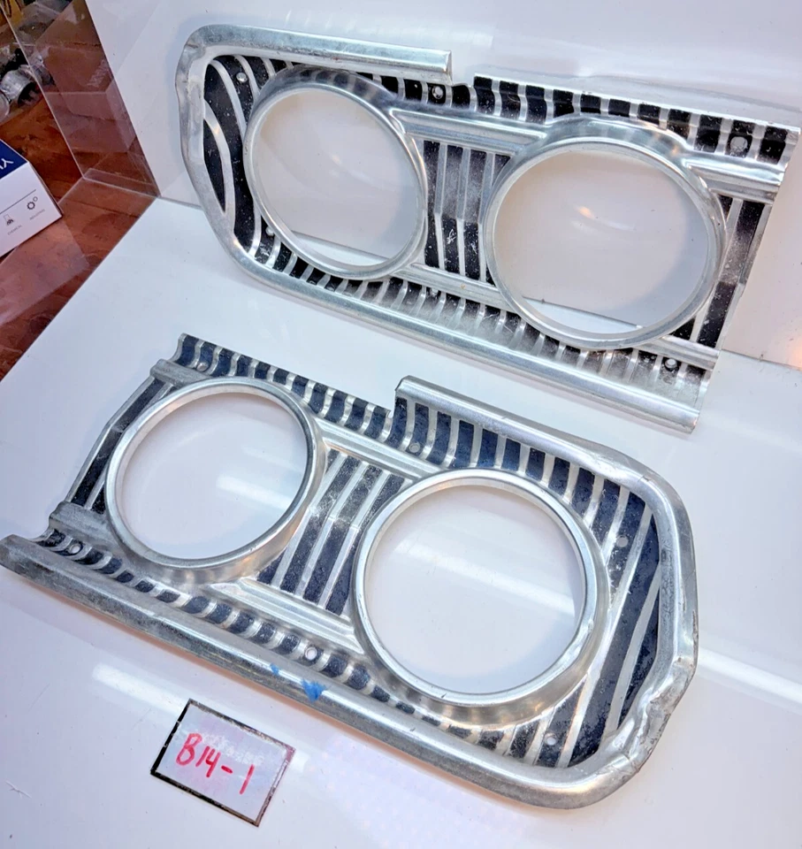 OEM 1965 Dodge Coronet 500 Deluxe 440 faros biseles molduras R/T B14-1 Foto 2 de 4