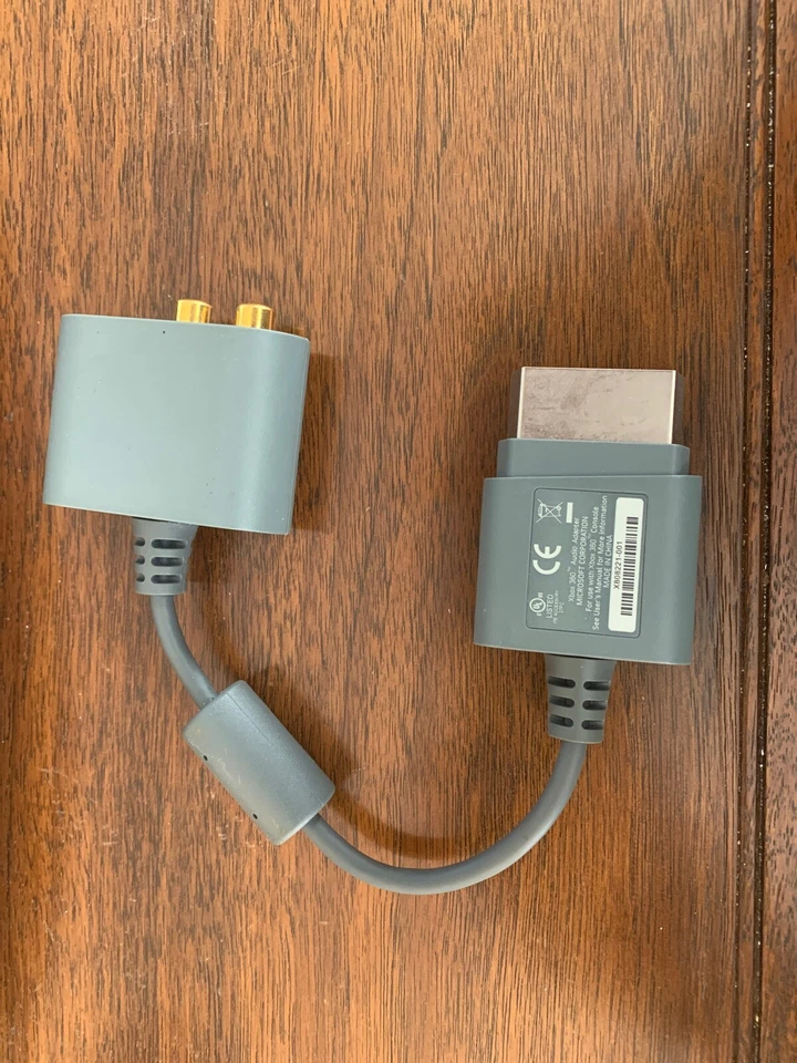 Official Microsoft Xbox 360 Optical Audio Adapter - Image 2 of 3