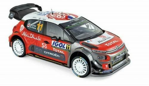 Modellini statici di auto da corsa Rally NOREV in metallo bianco