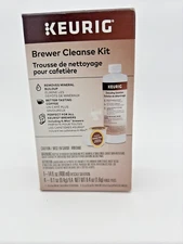 Keurig Brewer Cleanse Kit For Maintenance Includes Descaling Solution & Rinse