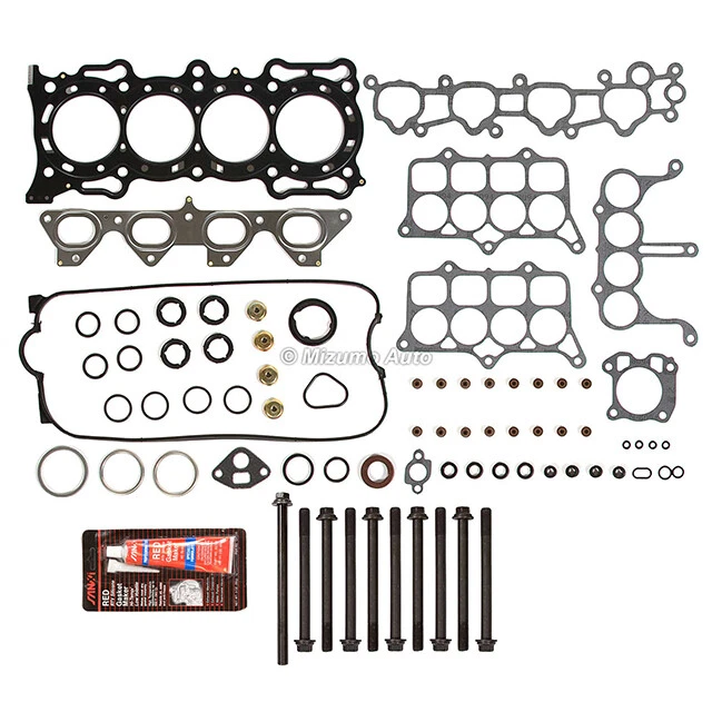 MLS Head Gasket Bolts Set Fit 90-96 Honda Accord Prelude 2.2 F22A1 F22A4 F22A6 - Image 2 of 4