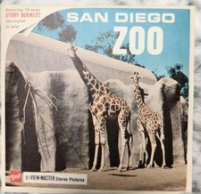 View-Master San Diego Zoo A 173 1960s Complete 3 Reels Booklet California