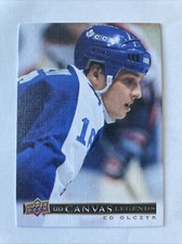 Ed Olczyk 2020-21 SP Signature Edition Legends UD Canvas Legends Card #C-55