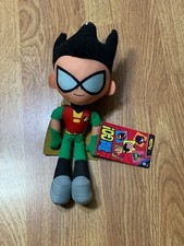 Robin Teen Titans Go Plush Toy Stuffed Animal Action Figure Collectible DC 10"