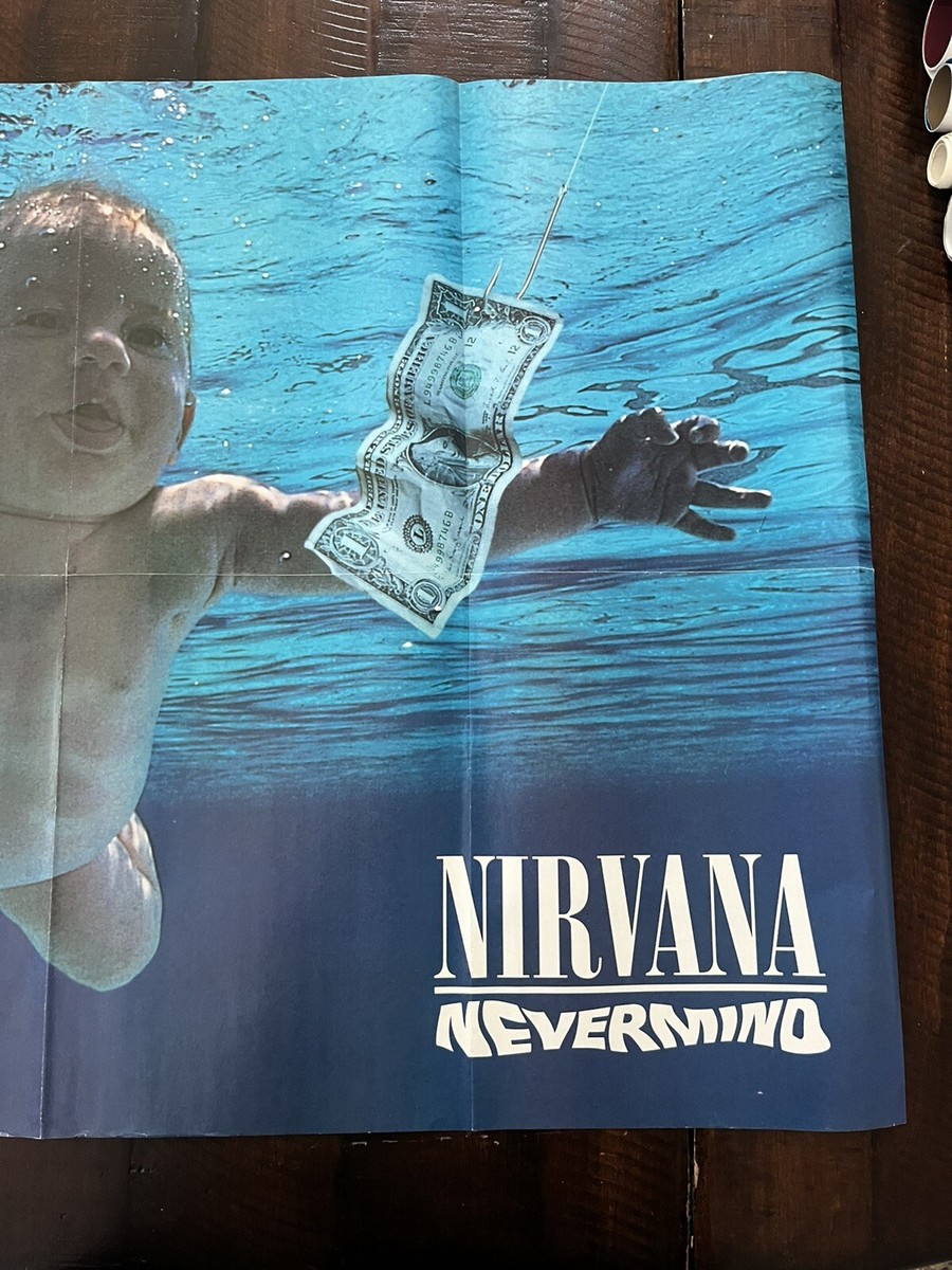 NIRVANA NEVERMIND ポスター(85×65) ヴィンテージ Nirvana 