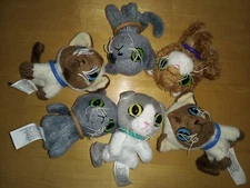 2005 Original The Cat Artlist Collection McDonald's Plush Kitten LOT of 6