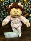 Cabbage Patch Girl/auburn/brown/Coleco/Dimple/Head mold 8/cleaned/certifcate