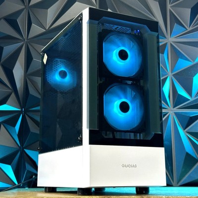 New RGB Gaming Computer Nvidia RTX 5060 AMD RYZEN CPU NVME Windows 11 PRO New !