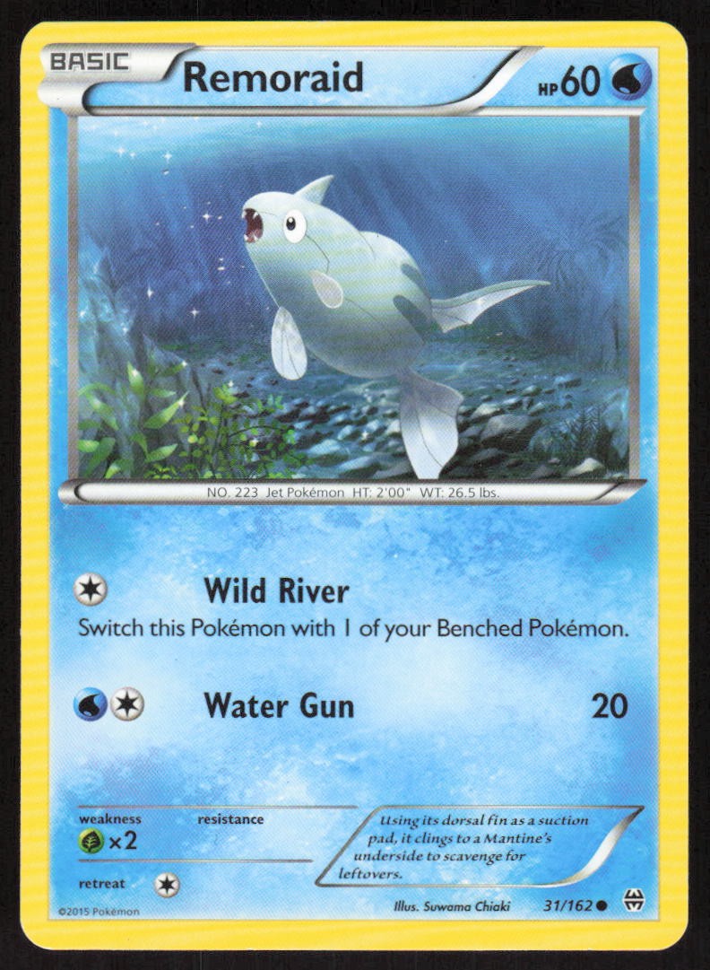 Pokemon Remoraid (31) Common 31/162 XY - BREAKthrough LP
