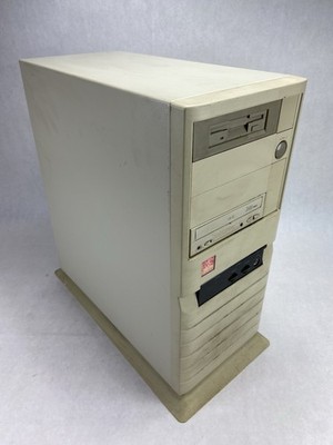 Unbranded Beige AT Mid Tower Computer Case SH-250P AT 250W PSU