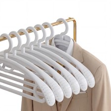 Plastic Clothes Hanger, Extra Thick Plastic Wide Shoulder Adult 360 Degrees R...