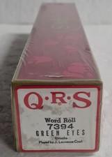Brand New Sealed QRS PLAYER PIANO WORD ROLL / 7394 Green Eyes J.Lawrence Cook