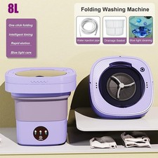 Portable Washing Machine and Dryer Combo 8L Foldable Mini Laundry Washer Machine