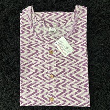 Purple Cotton Premium Kurti