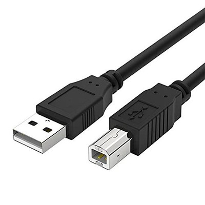 USB Printer Cable 10FT High Speed Data Sync Scanner Cord Replacement Wire Lead