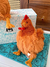 Jellycat Cecile Chicken Plush Soft Toy Kids Doll NWT