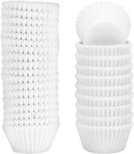 1000 Pcs White Mini Cupcake Liners, Greaseproof Small Muffin Liners Baking Cups,