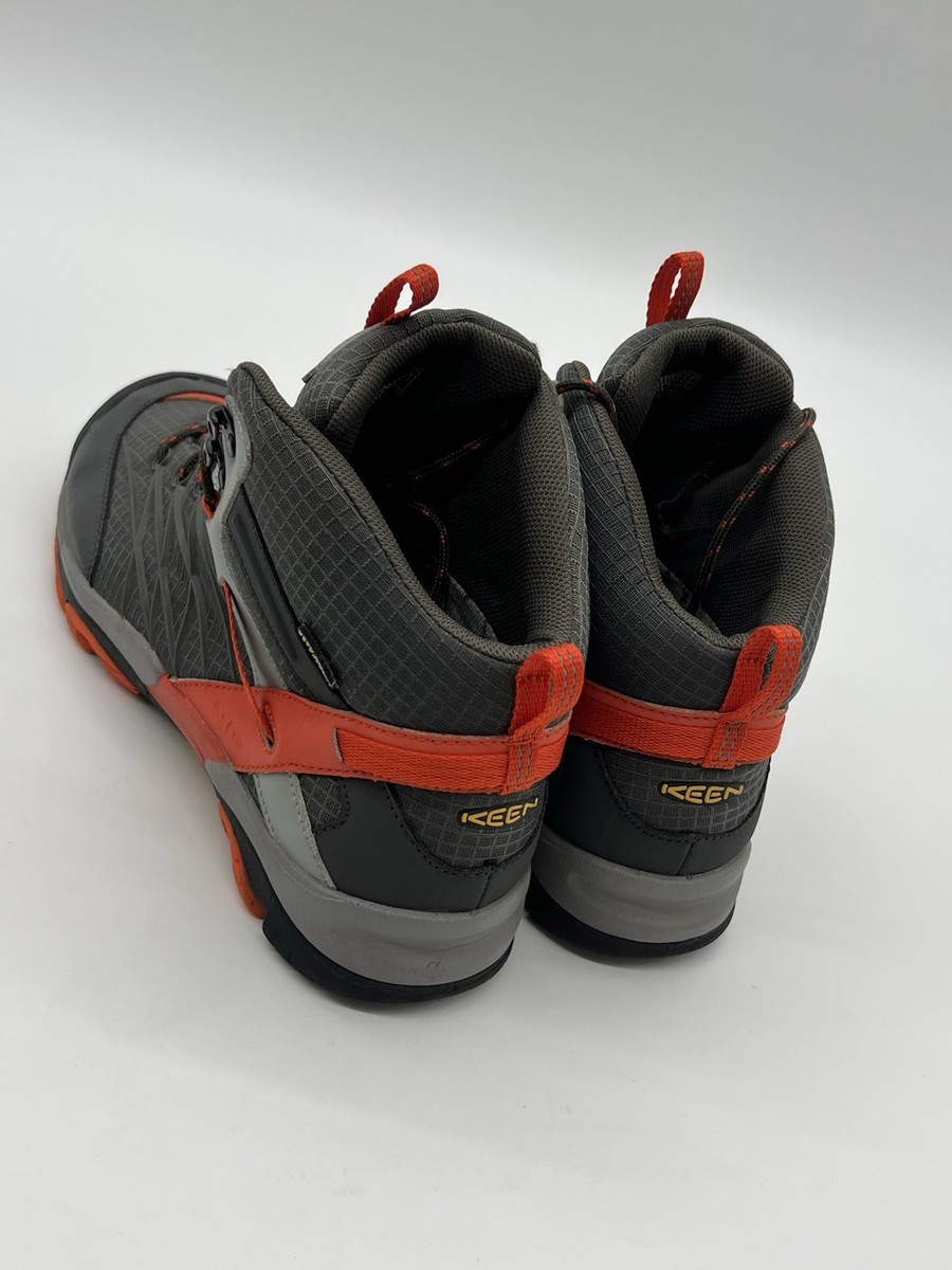 Keen Marshall Mid WP Waterproof Hiking Boots Mens 13 Gray Orange 1009543 KEEN Marshall Mid Mens Size 12 Gray Orange Hiking Waterproof  main image 2