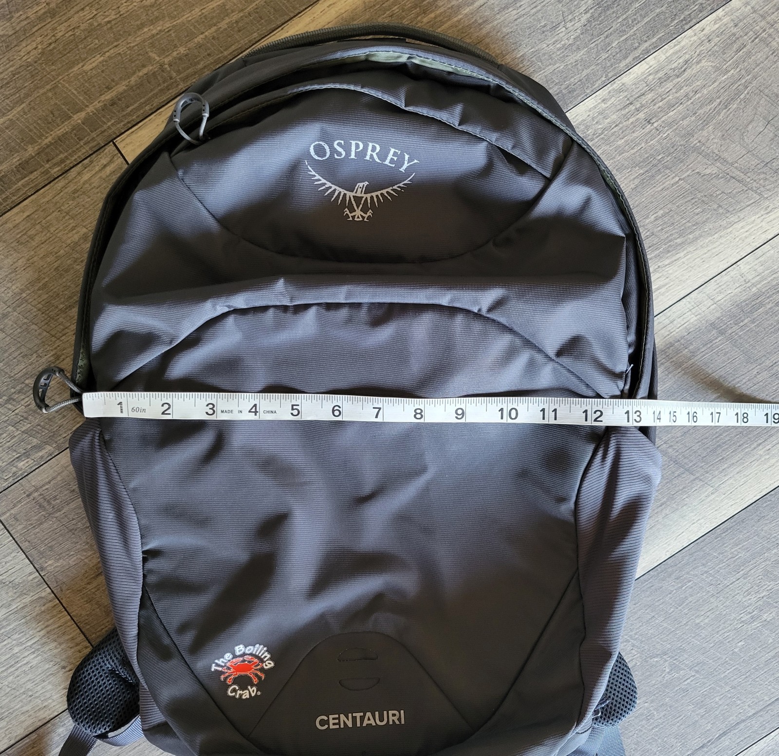 Osprey Centauri Backpack Gray Nylon Streamlined L… - image 9