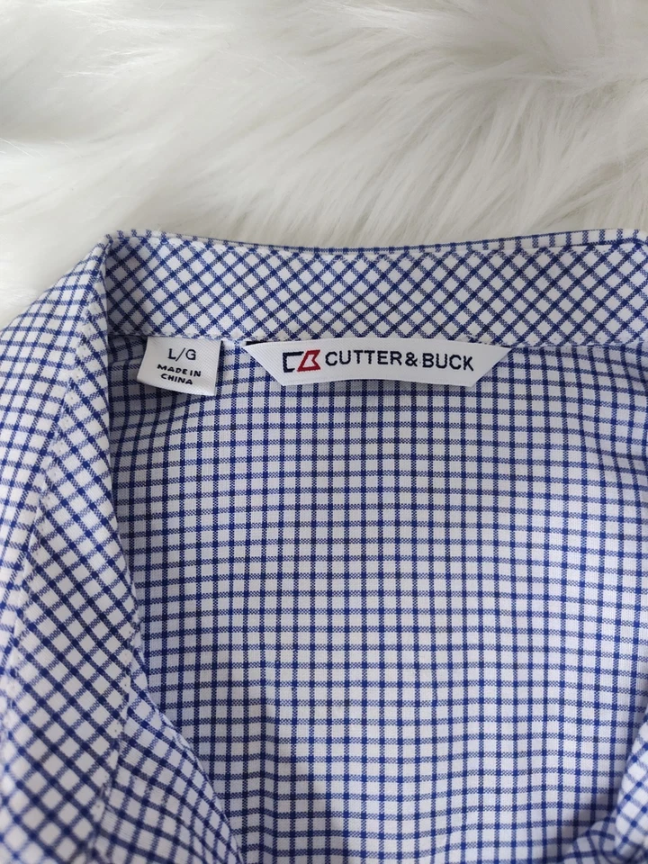 Camisa para mujer Cutter & Buck Epic Easy Care manga larga cuello tattersall Foto 4 de 4