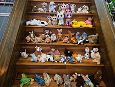 Huge Lot of 53 TY Beanie Babies   Vintage, All With Their Tags In Good Shape