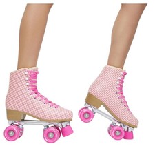 Impala Quad Roller Skates, Pink Tartan, Women's Size 5, NWT