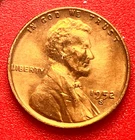 1952-S Lincoln Wheat Cent Penny GEM RD BU From an Original Bank Roll