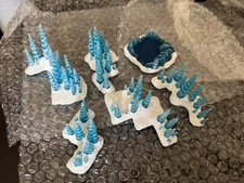 Gale Force Nine 9 GF9 Battlefield in a Box Caverns of Ice Snow Terrain Scenery