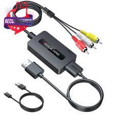 Male Rca To Hdmi Cable Converter, Cvbs Compos...
