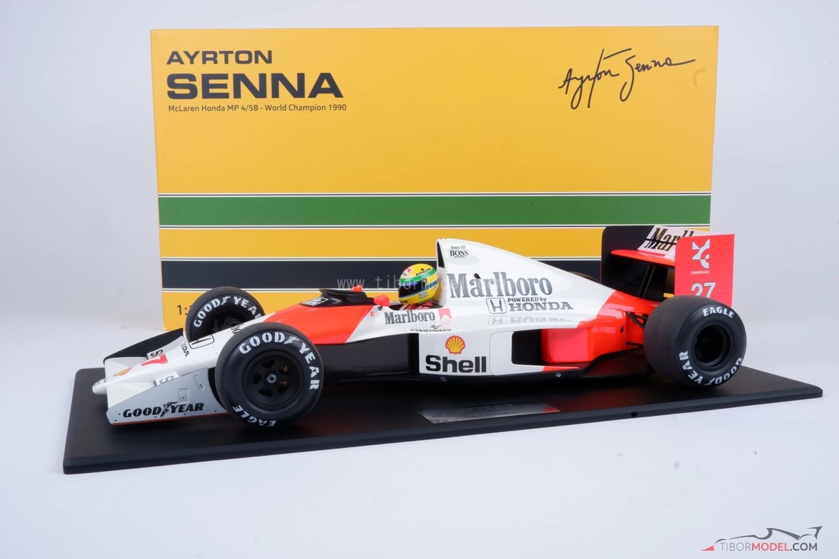 No375 ミニカー1/12 McLaren MP AYRTON SENNA 1/12 Scale Ayrton Senna 1988 'Marlboro' Conversion Mclaren