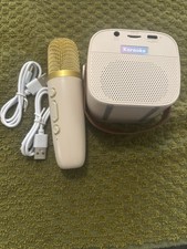 Karoke portable mini karaoke player speaker and microphone