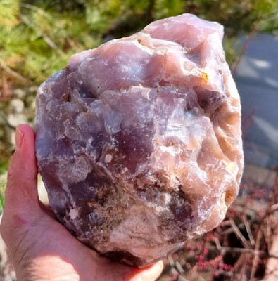 5.62 Lb  Good Color Raw Pink Chalcedony
