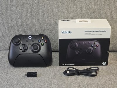 8BitDo Ultimate 2 Wireless 2.4ghz PC Controller + Charging Dock Bluetooth 81HE