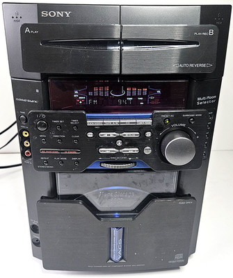 Sony HCD-MG510AV System 60 CD MegaStorage For Parts / Not Working